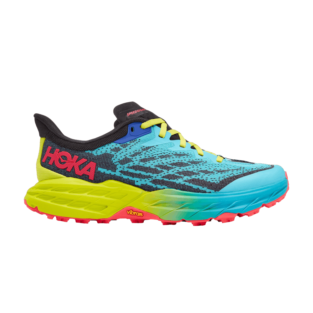 Кроссовки HOKA Wmns Speedgoat 5 'Scuba Blue Green Glow'