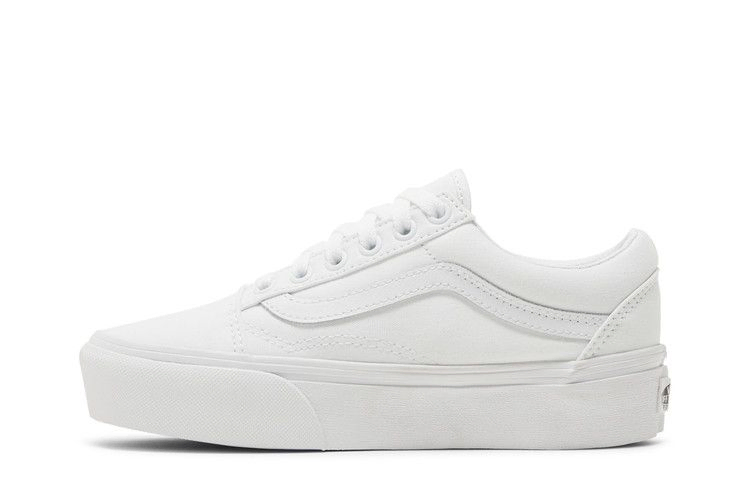 Vans Old Skool Platform 'True White'