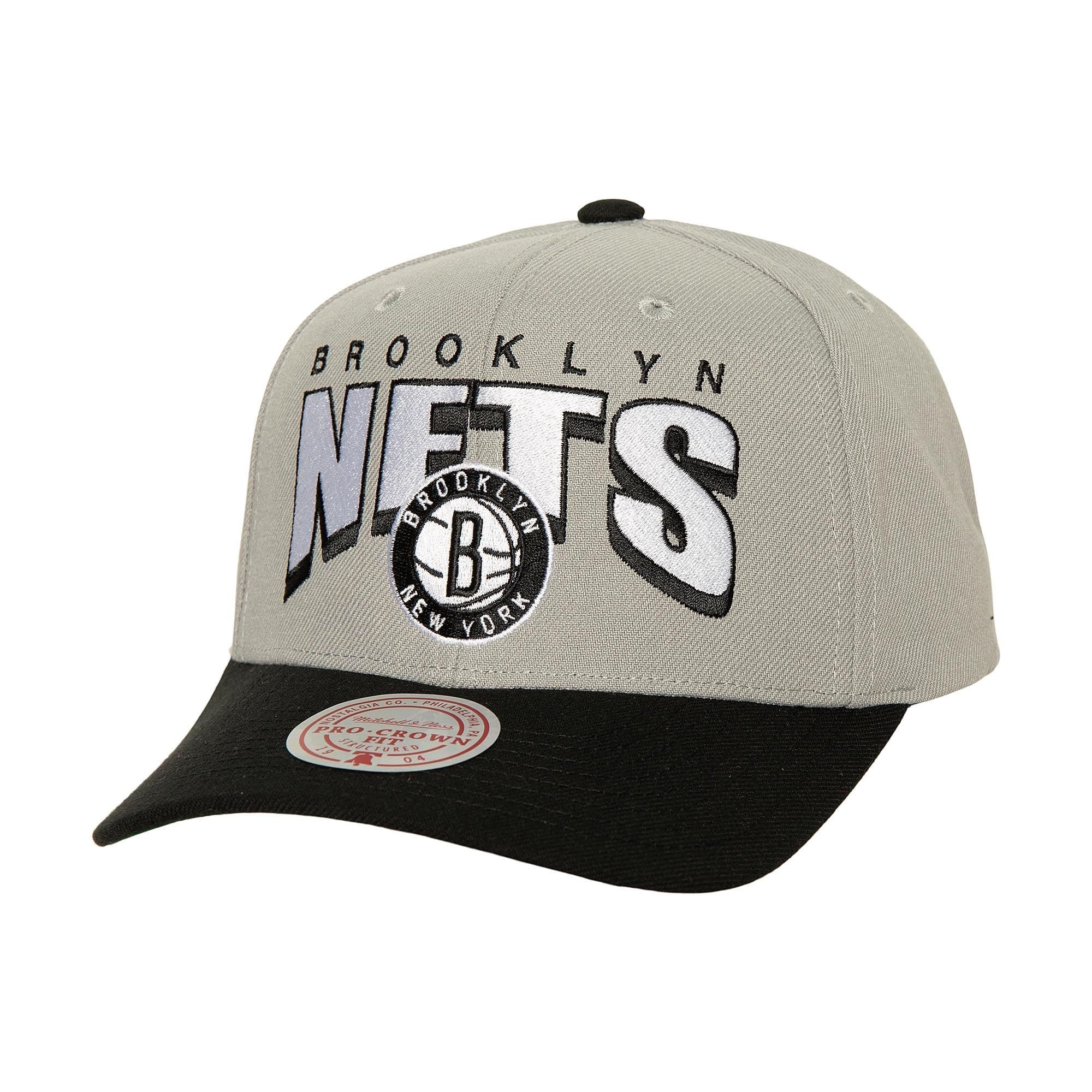 Бейсболка Mitchell & Ness Boom Text Pro Snapback Brooklyn Nets Hat