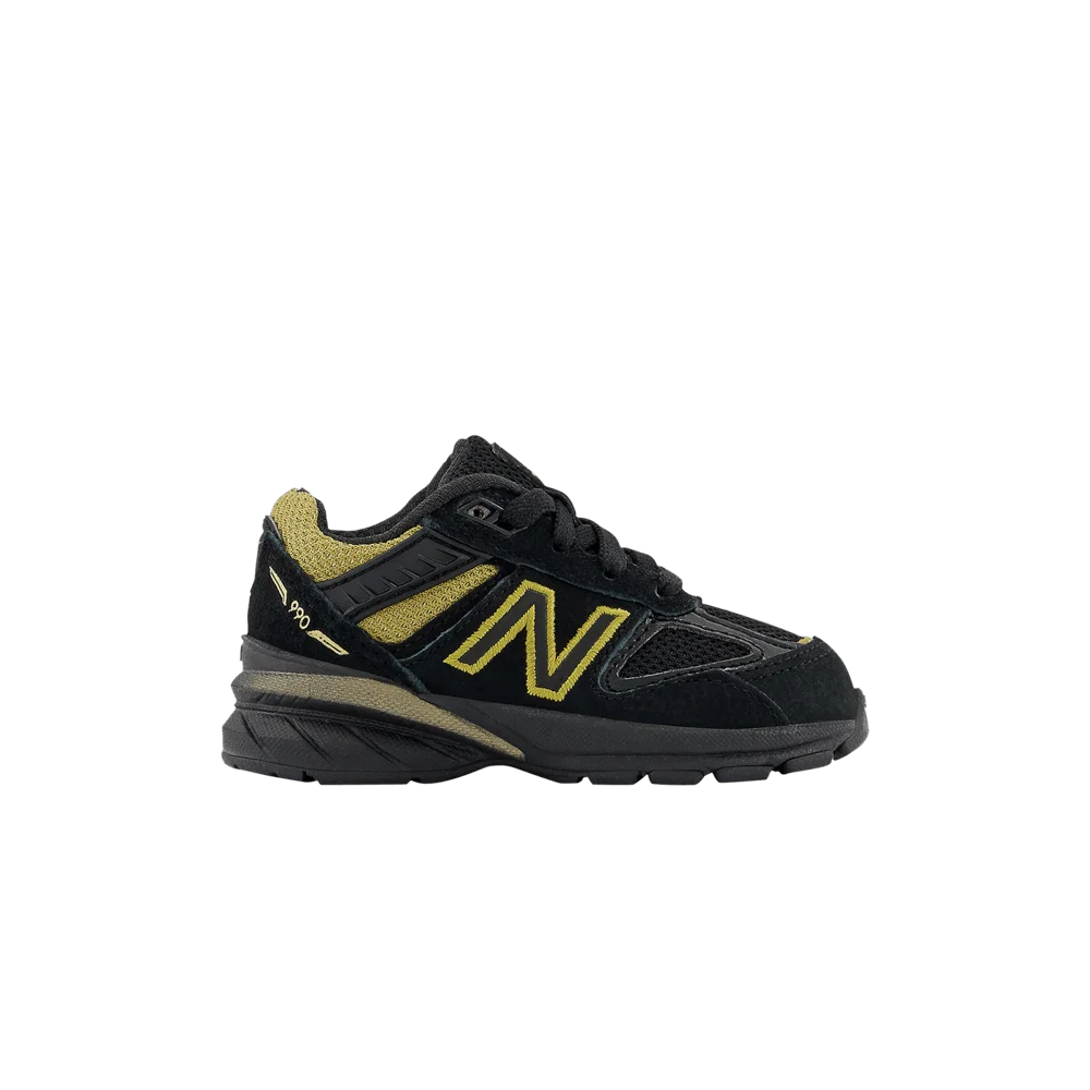 Krossovki-New-Balance-990v5-Toddler-Black-Gold