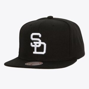 Mitchell-Ness-Black-White-San-Diego-Padres-Cooperstown-Collection-Evergreen-OG-Snapback-Hat-300x300