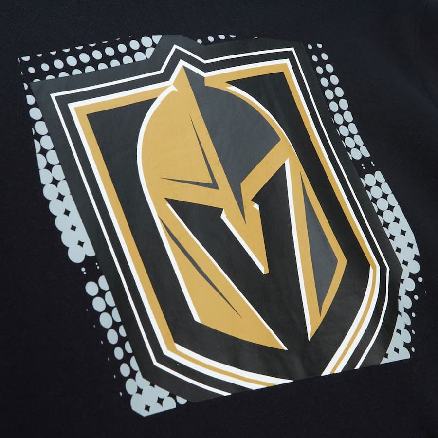 Худи Mitchell & Ness Black Vegas Golden Knights Big Face 7.0 Pullover Hoodie