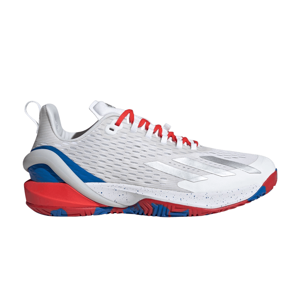 Кроссовки Adidas Adizero Cybersonic 'White Blue Bright Red'