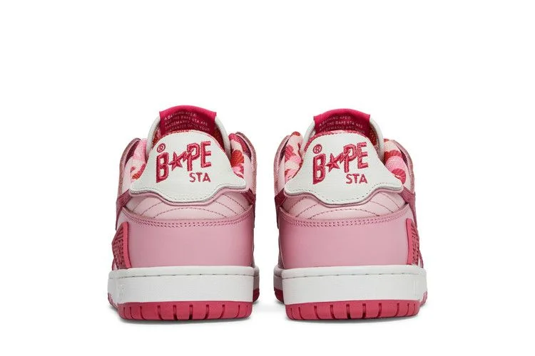 Кроссовки BAPE Sk8 Sta #2 'ABC Camo - Red'
