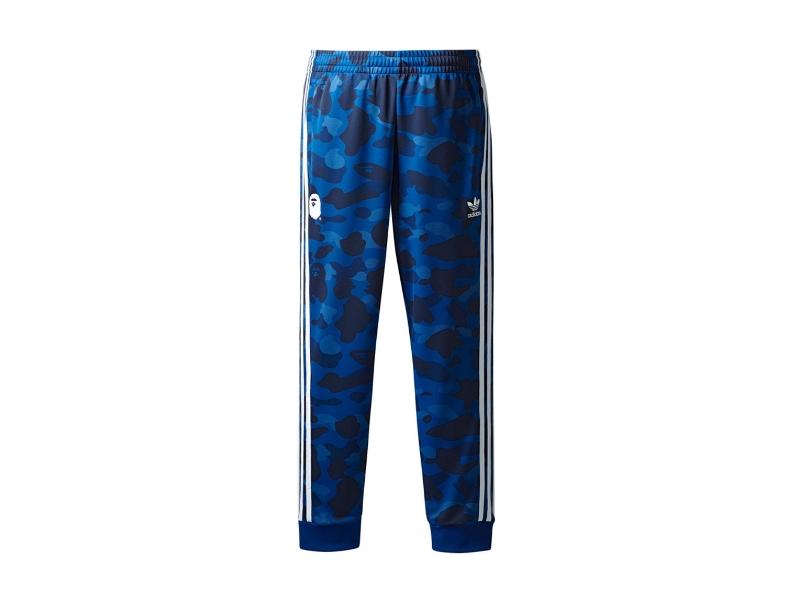 Спортивные штаны Bape x adidas adicolor Track Pants Blue