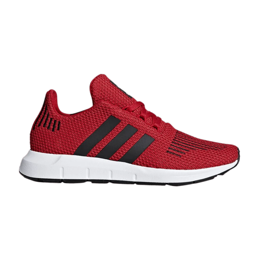 Krossovki-Adidas-Swift-Run-J-Scarlet-Black