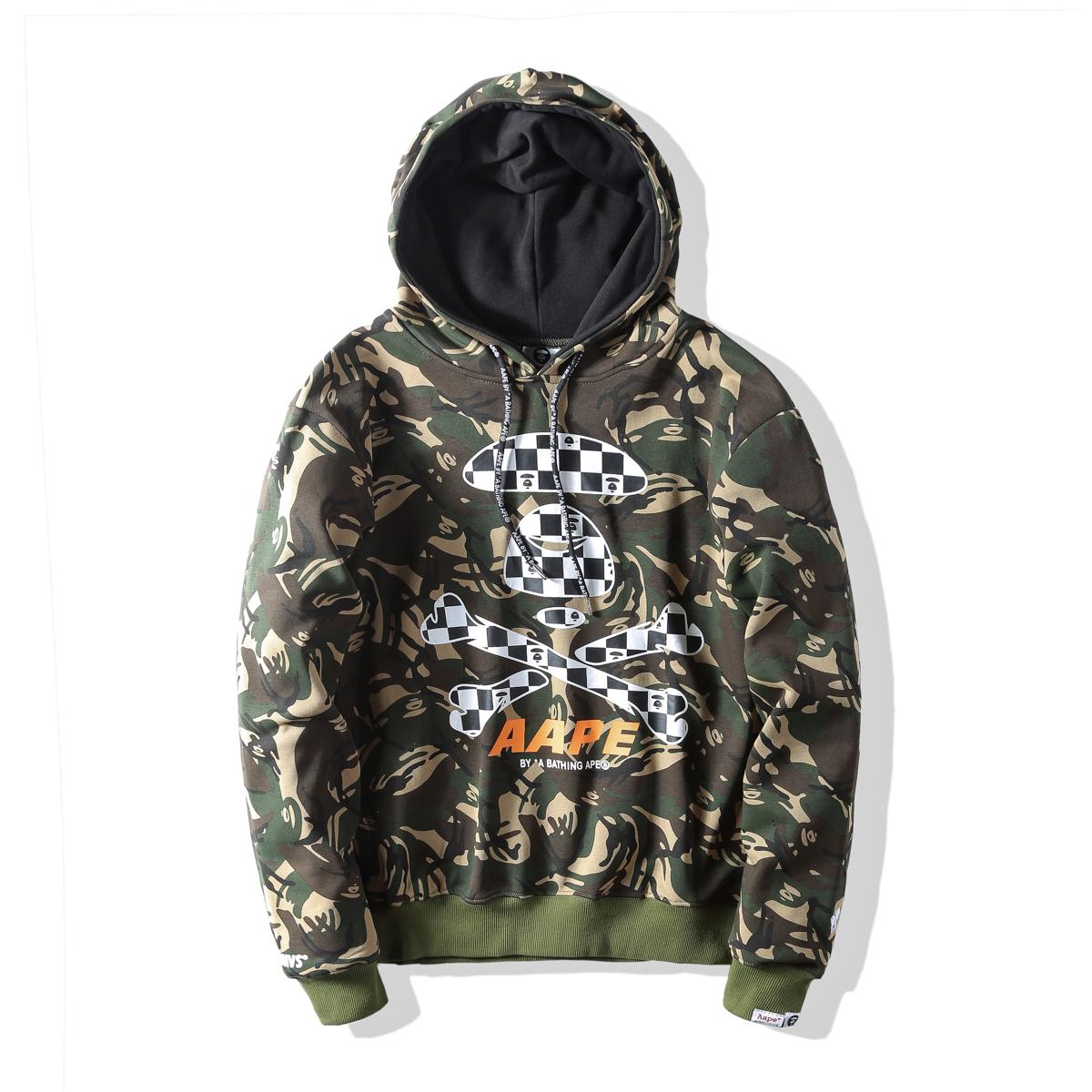 Худи AAPE Chessboard Camo