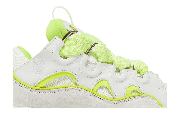 Кроссовки Lanvin Curb Sneakers 'White Fluo Yellow'