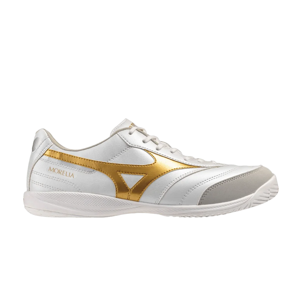 Krossovki-Mizuno-Morelia-Sala-Pro-In-White-Gold