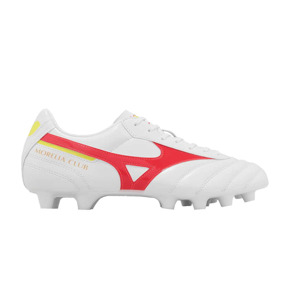 Кроссовки Mizuno Morelia 2 Club MD FG 'White Fiery Coral Bolt'