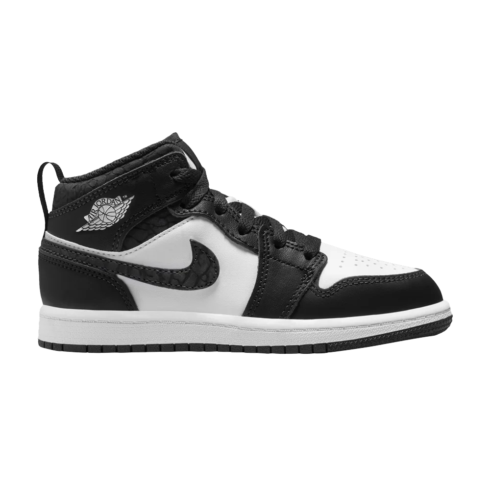 Krossovki-Air-Jordan-1-Mid-SE-PS-Panda-Elephant