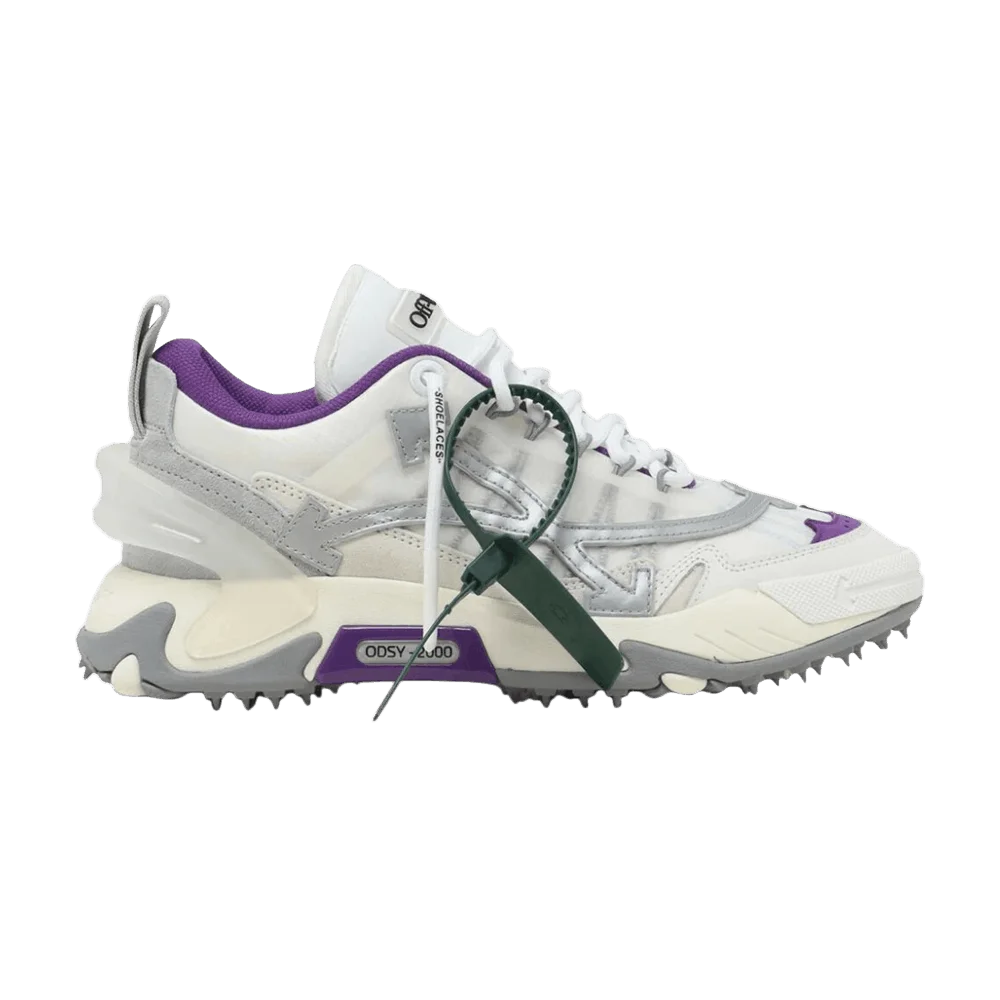 Кроссовки Off-White Wmns ODSY-2000 'White Light Grey Purple'