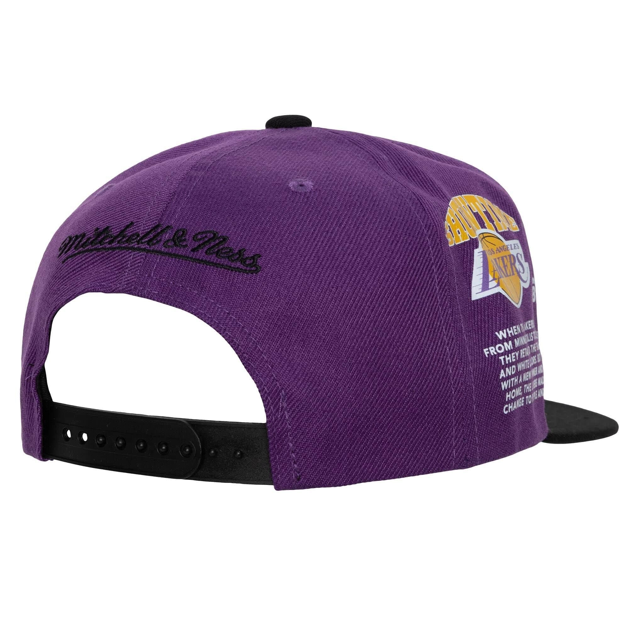 Бейсболка Mitchell & Ness Team Origins Snapback HWC Los Angeles Lakers Hat
