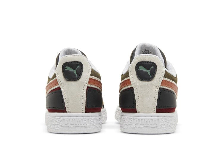 Кроссовки Puma Suede 'Layers - Deep Olive Warm Chestnut'