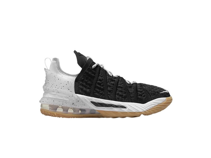 Кроссовки Nike LeBron 18 GS Black White Gum