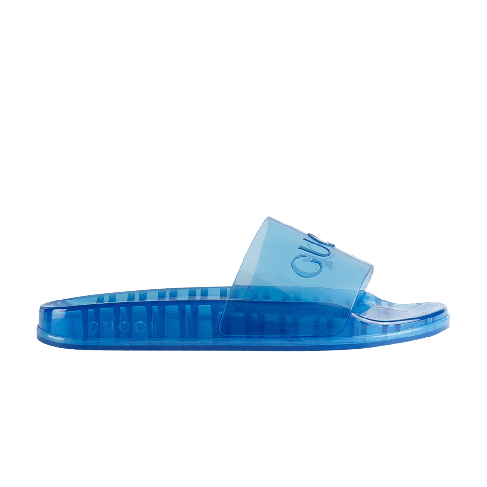 Сандалии Gucci Slide Sandal 'Transparent Blue'