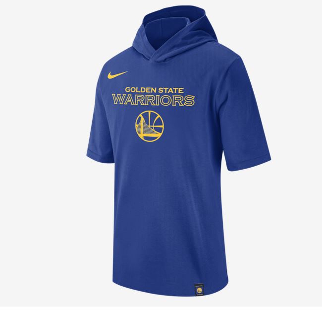 Худи 2020 Nike Men's NBA Warriors Hooded T-Shirt