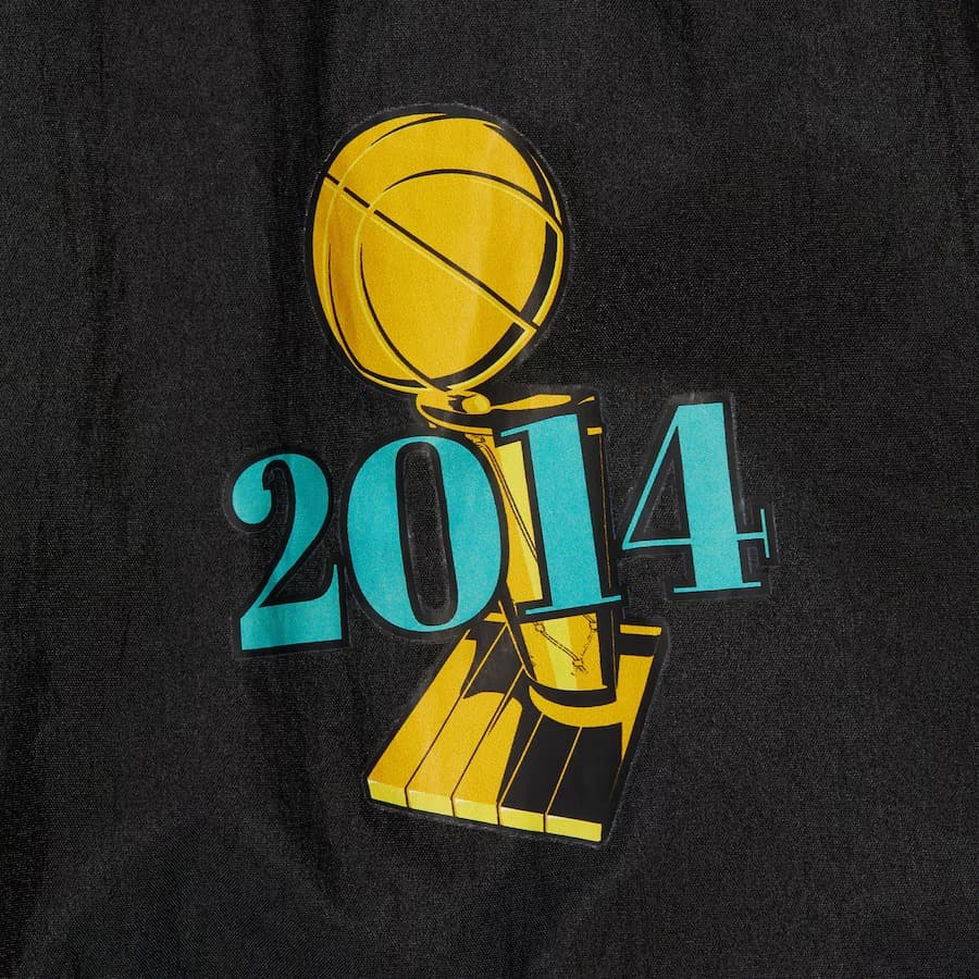 Анорак Mitchell & Ness Black San Antonio Spurs Team OG 3.0 Anorak Quarter-Zip Jacket