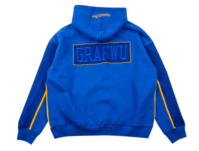Худи GRAF&WU x Mitchell & Ness Blue Hoodie
