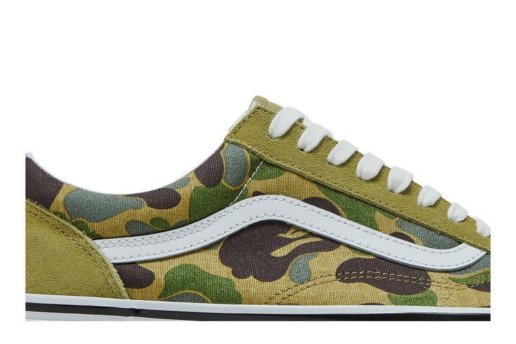 Кроссовки Vans BAPE x Old Skool 36 DX 'Green Camo'