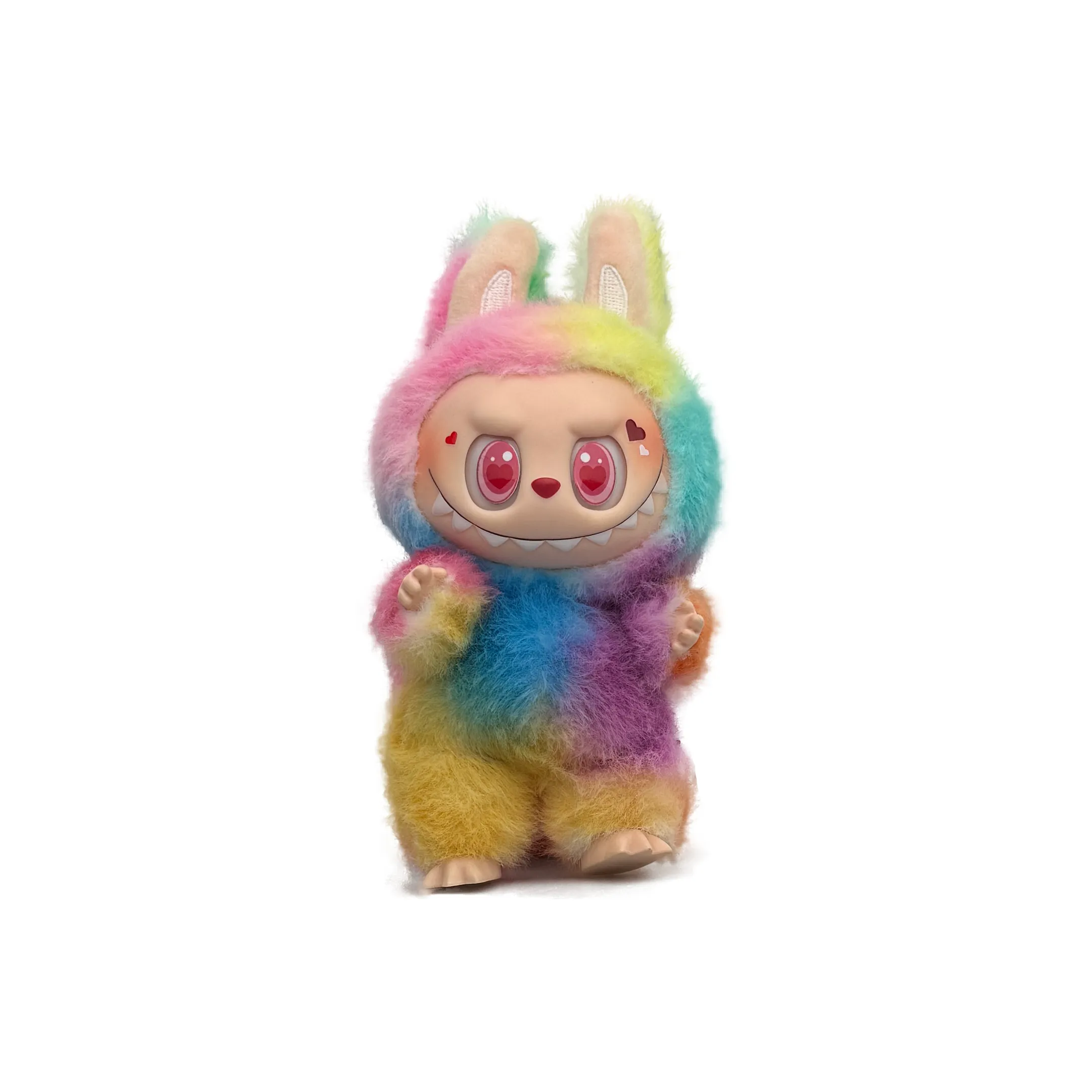 Виниловая фигурка-брелок POP MART Coca-Cola Series Labubu 2.0 Surprise – Rainbow Baby
