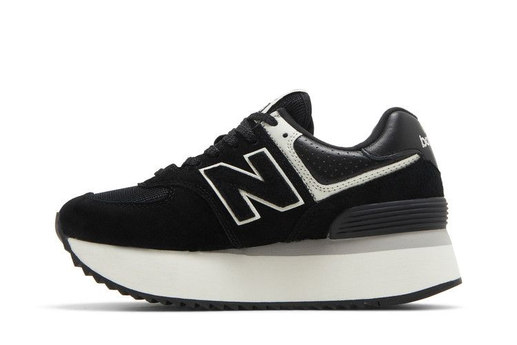 Кроссовки New Balance Wmns 574+ 'Black White'