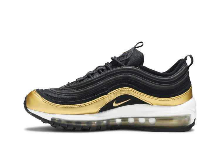 Кроссовки Nike Air Max 97 GS 'Black Metallic Gold'