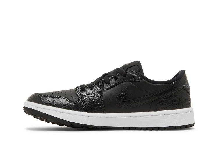 Кроссовки Air Jordan 1 Low Golf 'Black Crocodile'