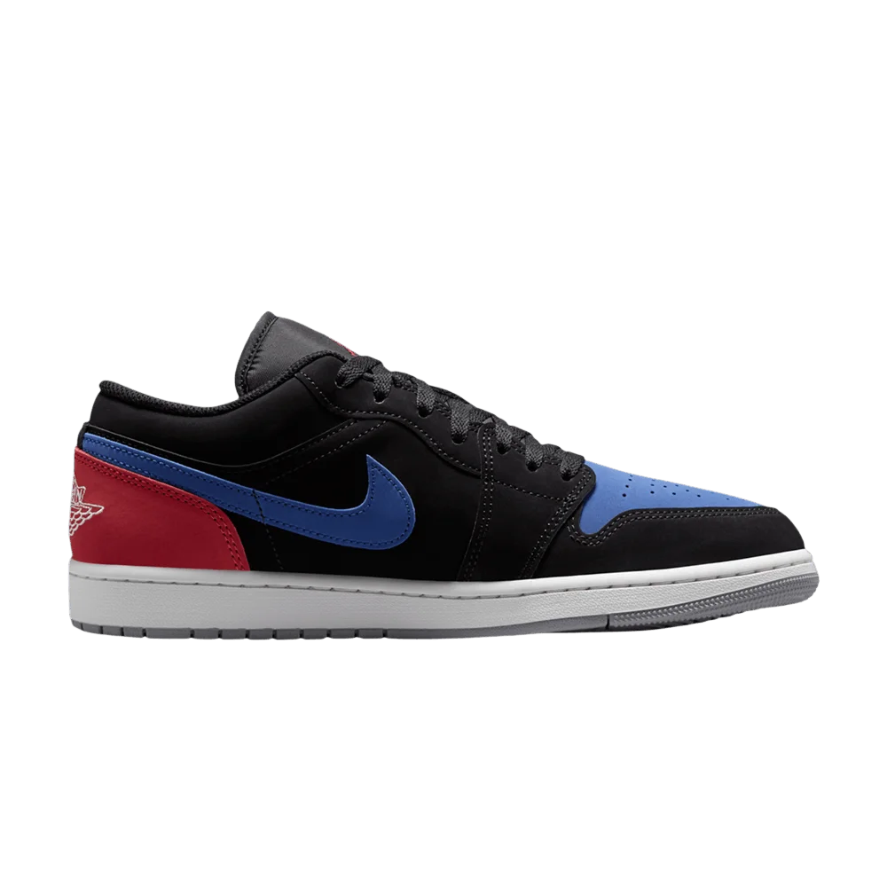 Krossovki-Air-Jordan-1-Low-Black-True-Blue-Summit-White