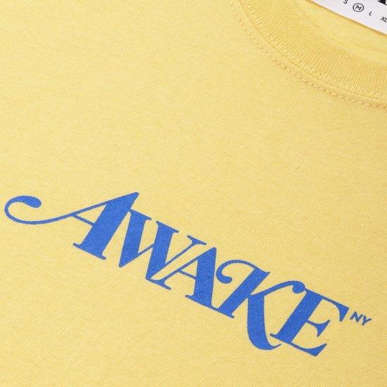 Футболка Awake Classic Logo Tee Light Yellow
