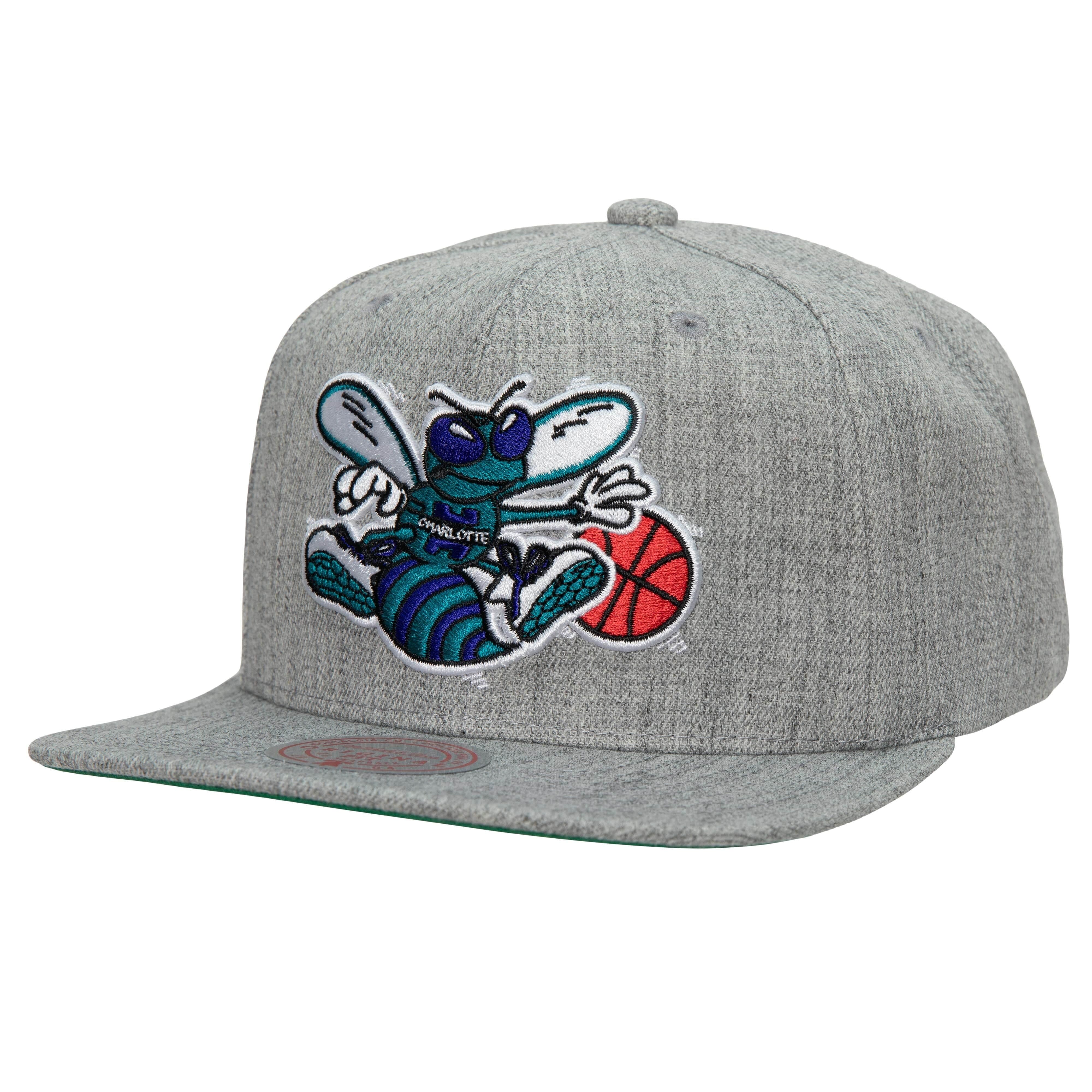 Бейсболка Mitchell & Ness Team Heather 2.0 Snapback HWC Charlotte Hornets Hat
