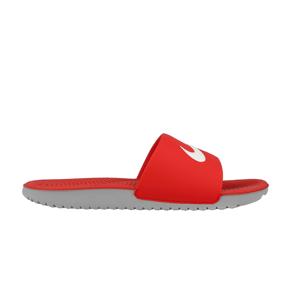 Кроссовки Nike Kawa Slide GS 'University Red White'