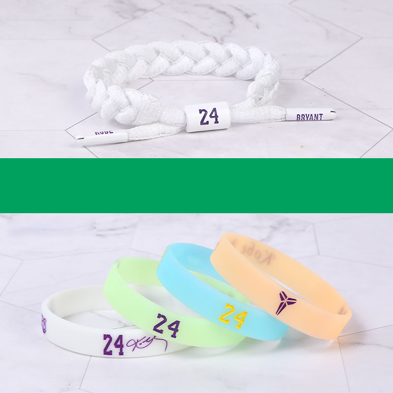 Набор браслетов Jinduo Kobe Logo Glow 5 Bracelet Set