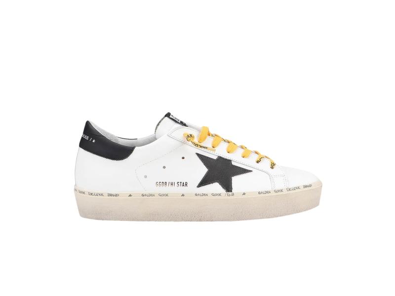 Кроссовки Golden Goose Hi Star White Army Green