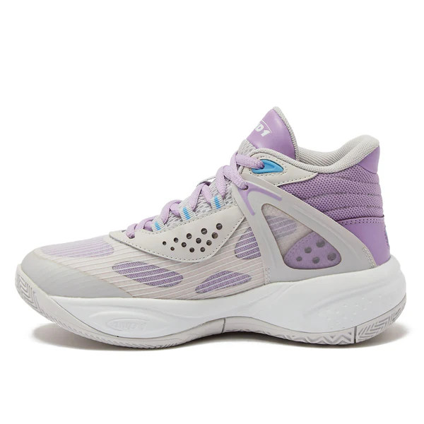 Кроссовки AND1 Kid's Revel Mid Silver Grey/Light Purple/White Trim