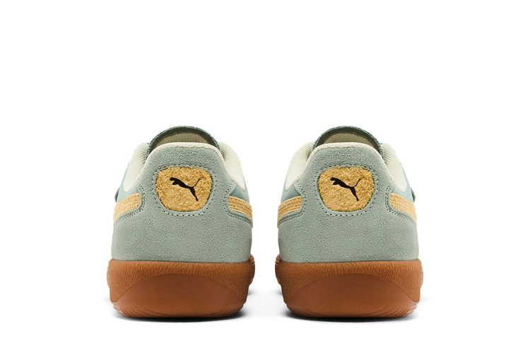 Кроссовки Puma Palermo Weathered 'Green Moon Sunny Yellow'