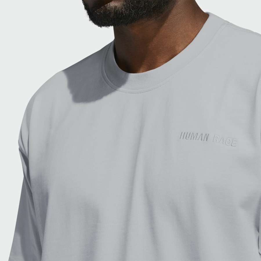 Футболка adidas Pharrell Williams Basics Tee Light Grey Heather