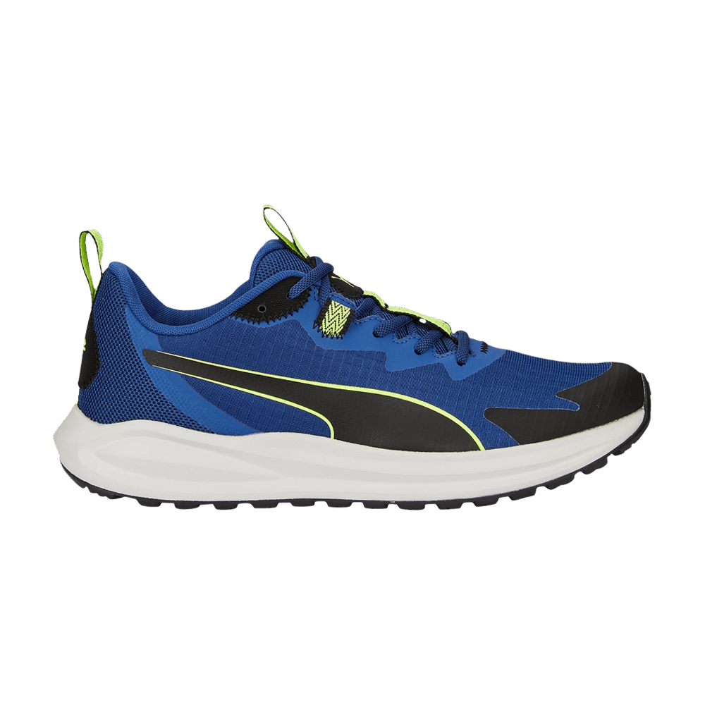 Кроссовки Puma Twitch Runner Trail 'Blazing Blue Lime Squeeze'