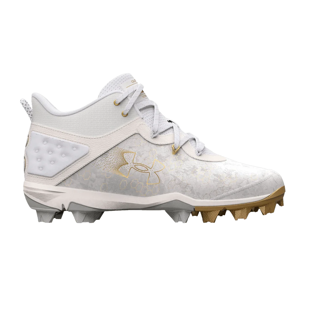 Кроссовки Under Armour Harper 8 Mid RM 'White Metallic Gold'