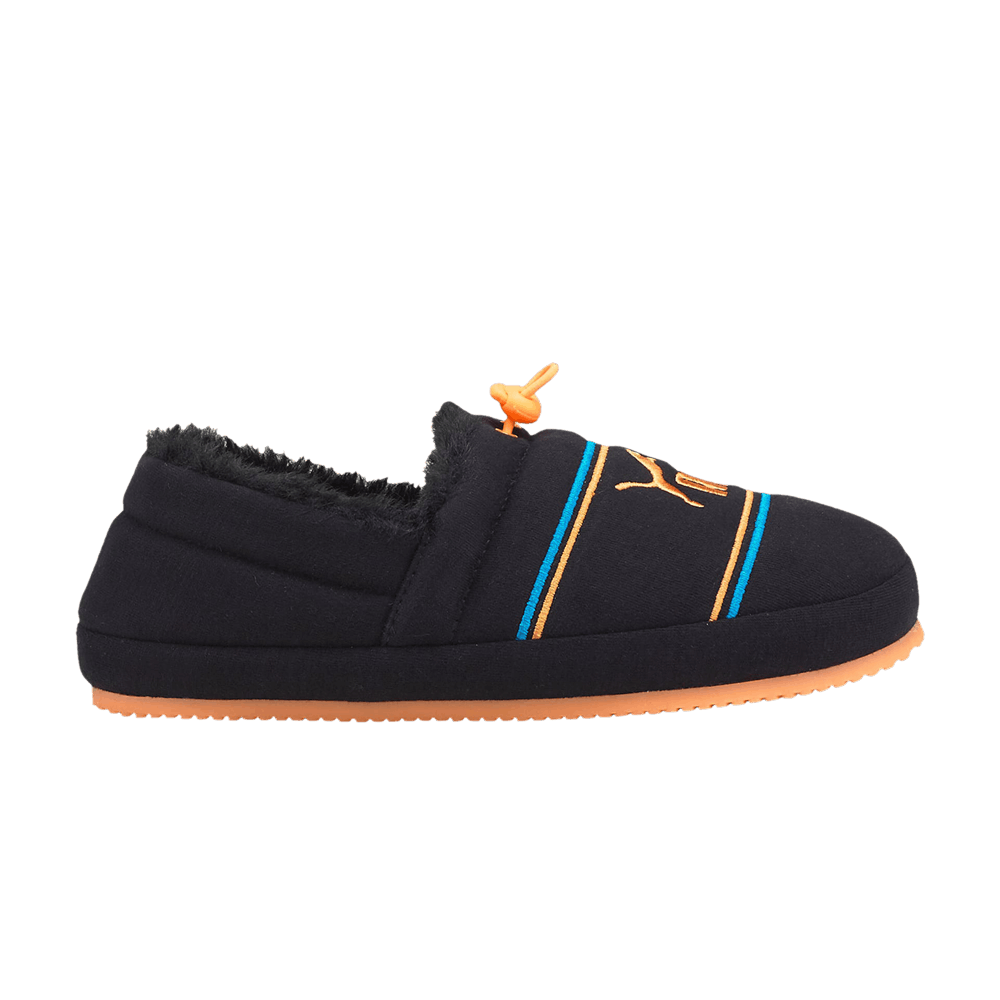 Кроссовки Puma Tuff Mocc Jersey Slipper Big Kid 'Black Neon Citrus'