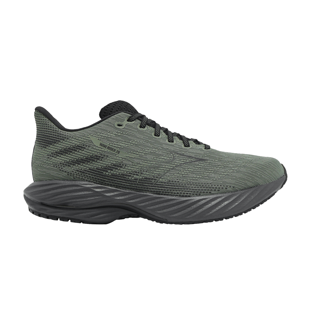Кроссовки Mizuno Wave Rider 28 Super Wide 'Shadow Agave Green'