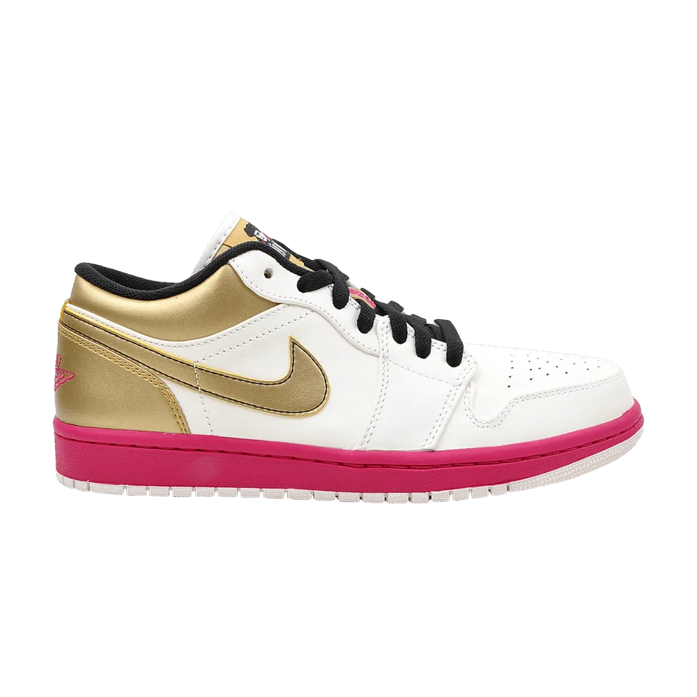Krossovki-Air-Jordan-1-Low-Fuchsia-Gold