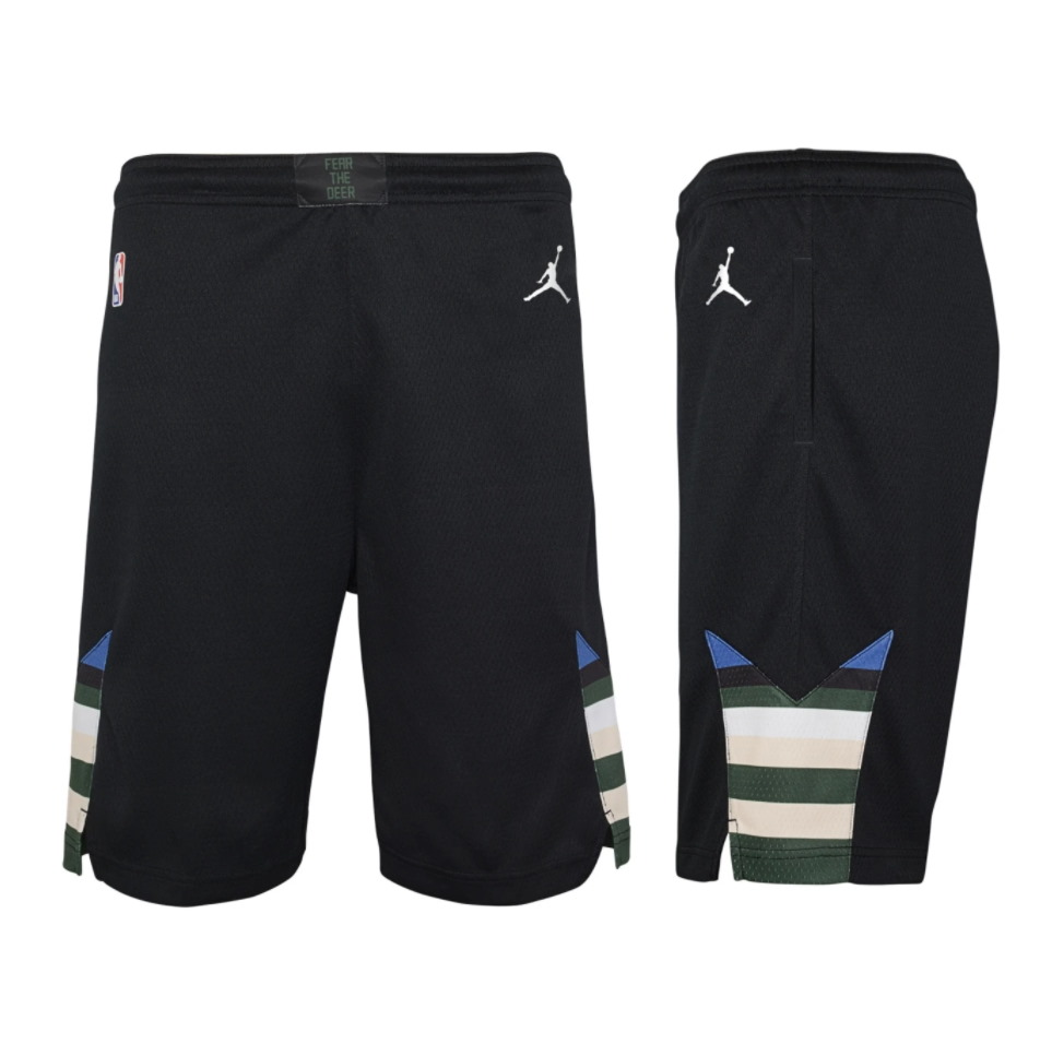 Спортивные шорты Nike Milwaukee Bucks 2021 Statement Edition Swingman Youth NBA Shorts