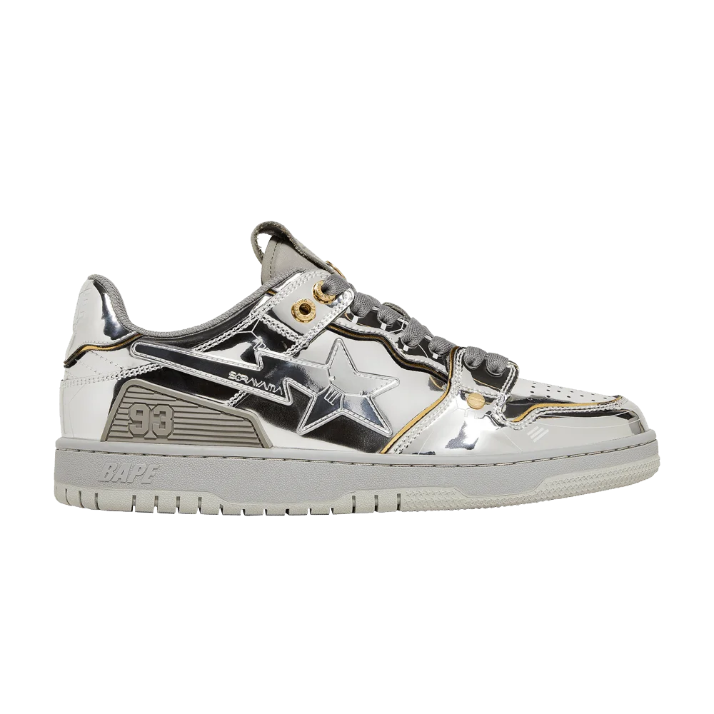 Krossovki-Hajime-Sorayama-x-BAPE-Sk8-Sta-Silver