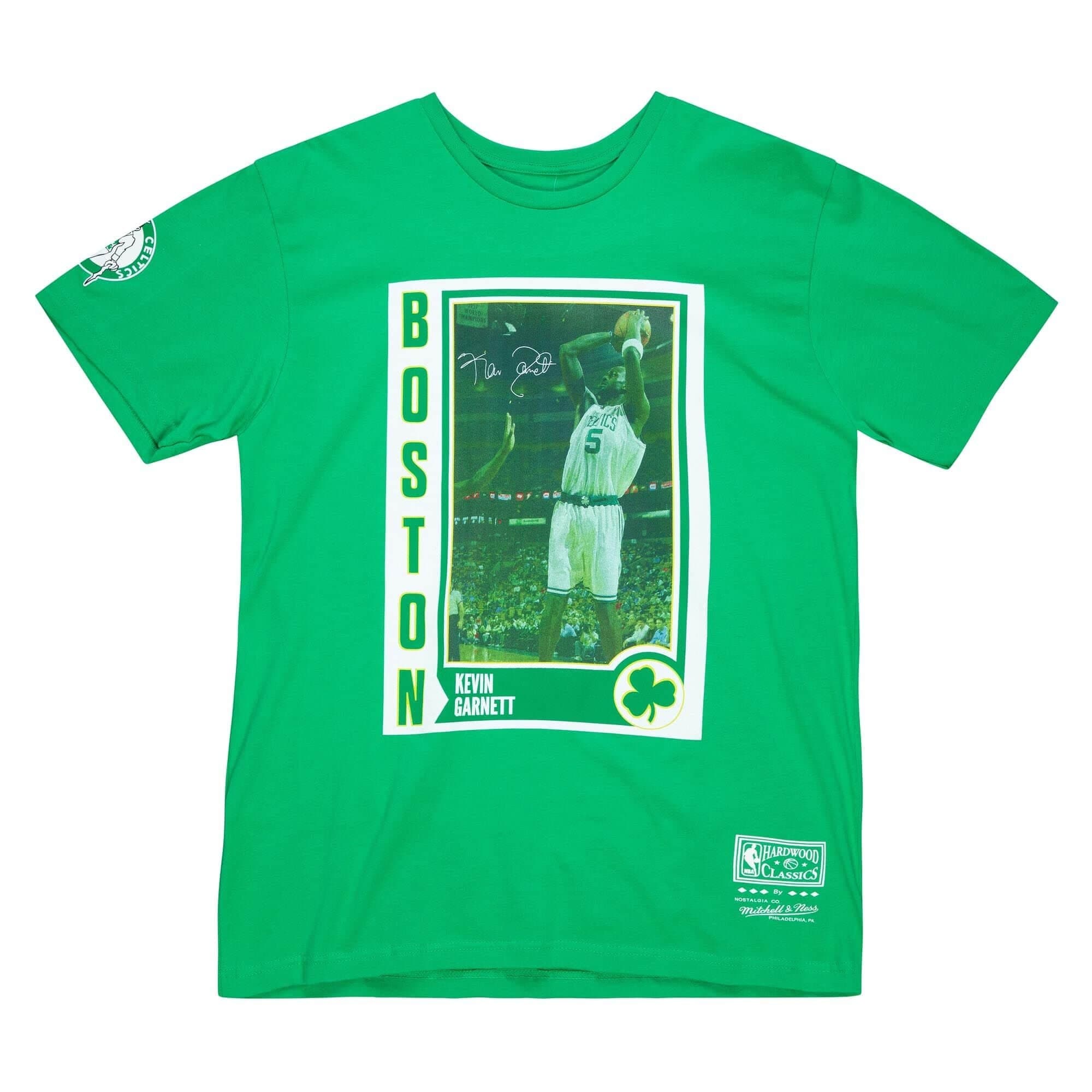 Футболка Mitchell & Ness Retro Card Boston Celtics Kevin Garnett T-Shirt