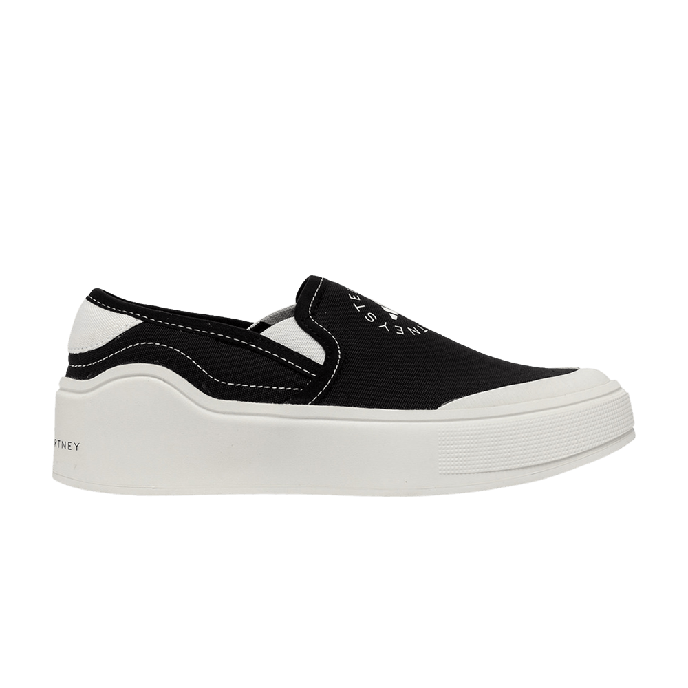 Кроссовки Stella McCartney x adidas Wmns Court Slip-On 'Core Black'