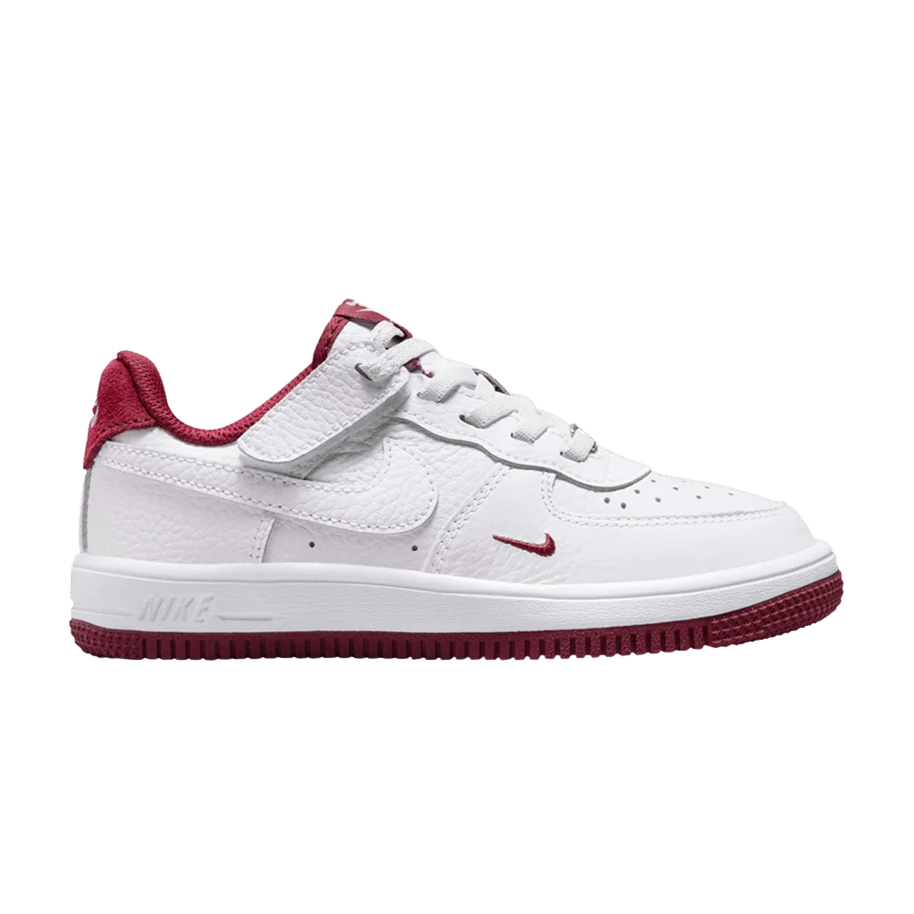 Krossovki-Nike-Force-1-Low-LV8-EasyOn-PS-White-Team-Red