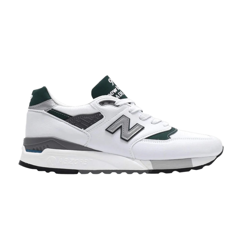 Кроссовки New Balance 998 Made in USA 'White Green'