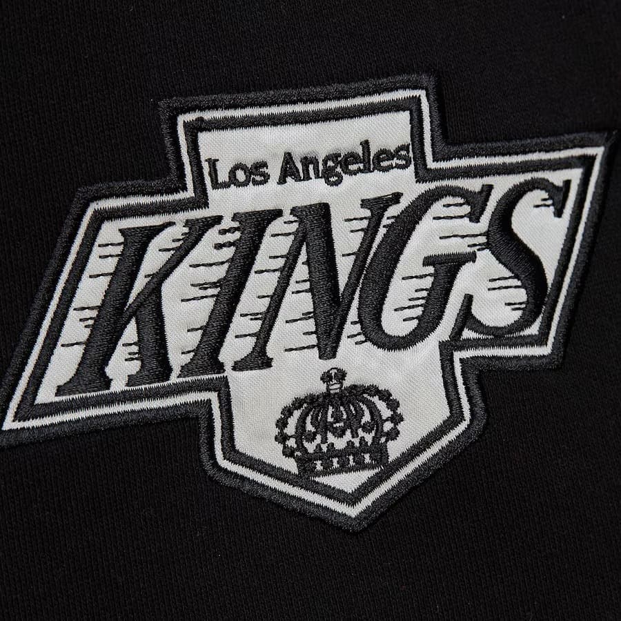 Худи Mitchell & Ness Wayne Gretzky Black Los Angeles Kings Name & Number Fleece Pullover Hoodie