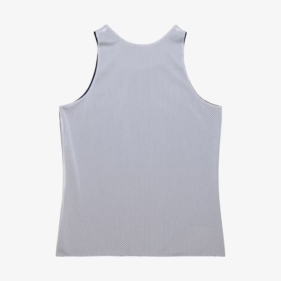 Майка Mitchell & Ness Navy Dallas Mavericks Vintage Logo Mesh Practice Tank Top